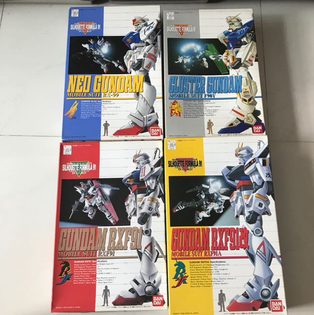1 100 Gunpla Gundam Silhouette Formula F91 Rxf91a Rxf91 Cluster
