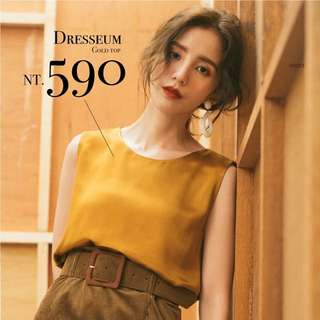Dresseum金銅色背心S號