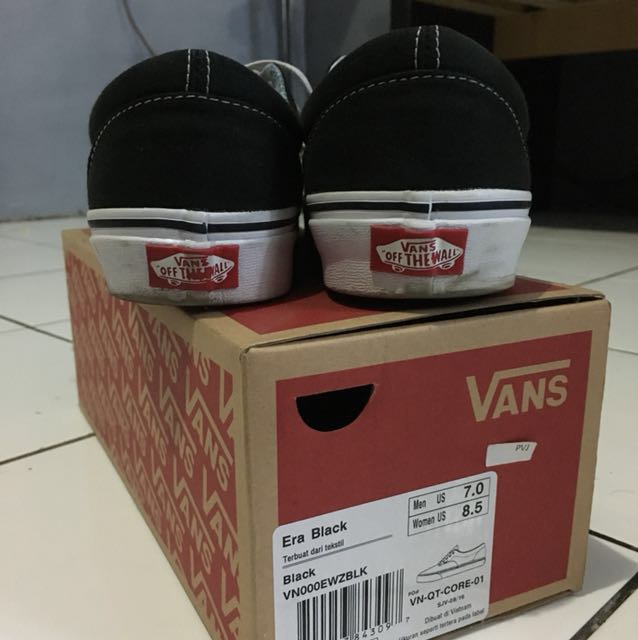 2nd Vans Era B W Ex. Vans store pvj bandung Fesyen Pria Sepatu