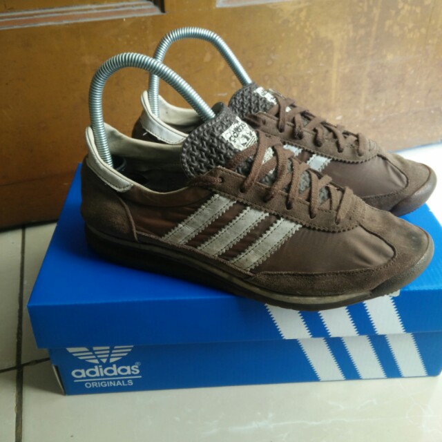 Adidas SL72 Brown, Fesyen Pria, Sepatu 