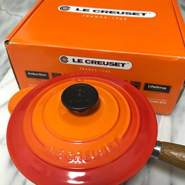 Bn Le Creuset Saucepan With Wooden Handle Home Appliances On Carou