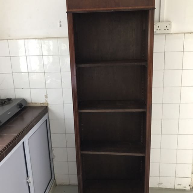 Bookshelf Real Wood Furniture Home Decor Antiques On Carousell