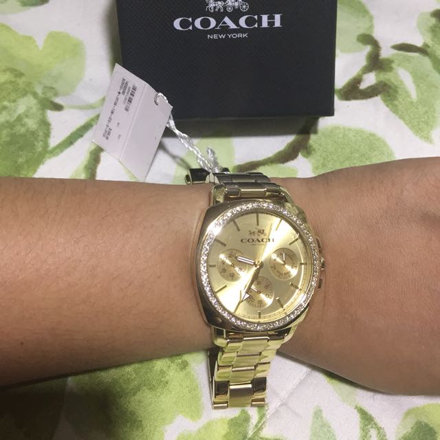 Coach C Chain Strap in Brass, Women's Fashion, Watches & Accessories, Other  Accessories on Carousell