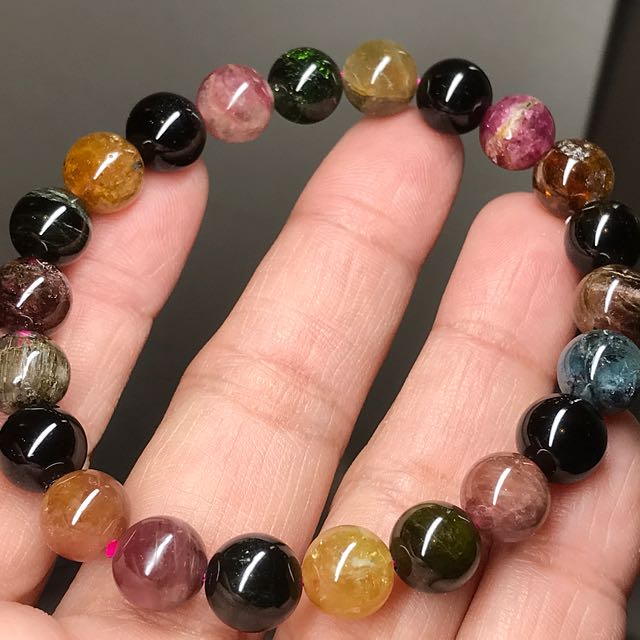 Colourful Tourmaline Bracelet Everything Else on Carousell
