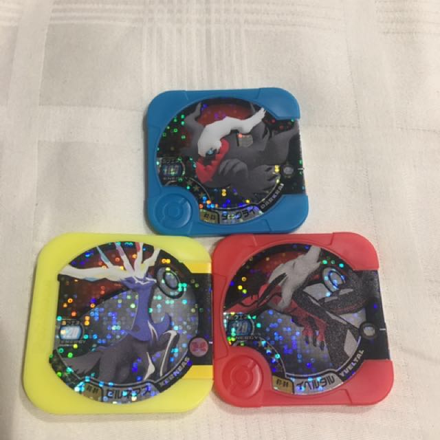 Cut Price Hyper Xerneas Yveltal Darkrai Pokemon Tretta Bundle Toys Games Others On Carousell