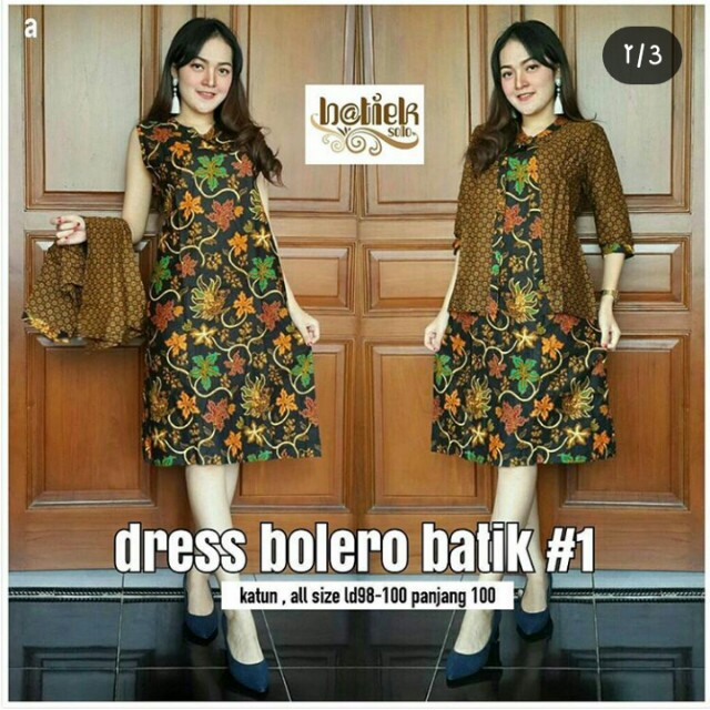 Dress Bolero Batik Women S Fashion Women S Clothes Dresses