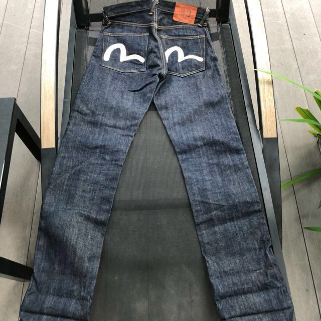 Evisu No. 2 Lot 2000 Denim Slim Straight 28 x 35 Made In Japan