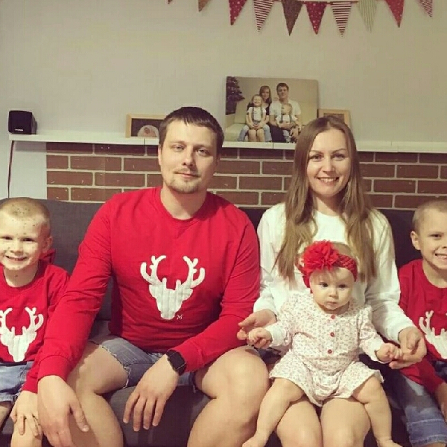 Matching clothes with sale daughter