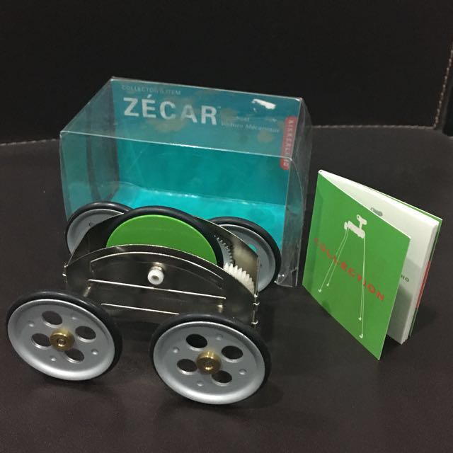 Kikkerland Zecar Stainless Steel Flywheel Car, Hobbies & Toys, Toys