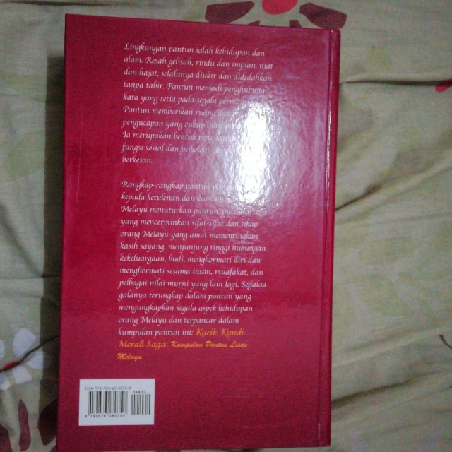 Kurik Kundi Merah Saga Kumpulan Pantun Lisan Melayu Books