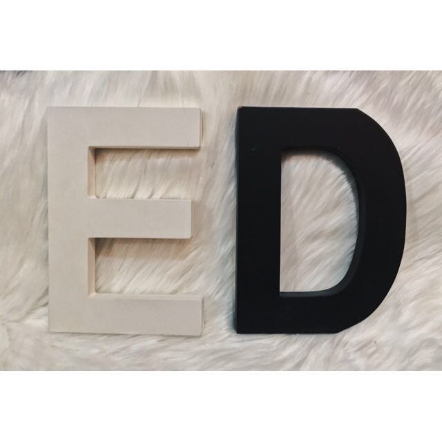 Large Decorative Wooden Letters Home Furniture Decor On Photo
