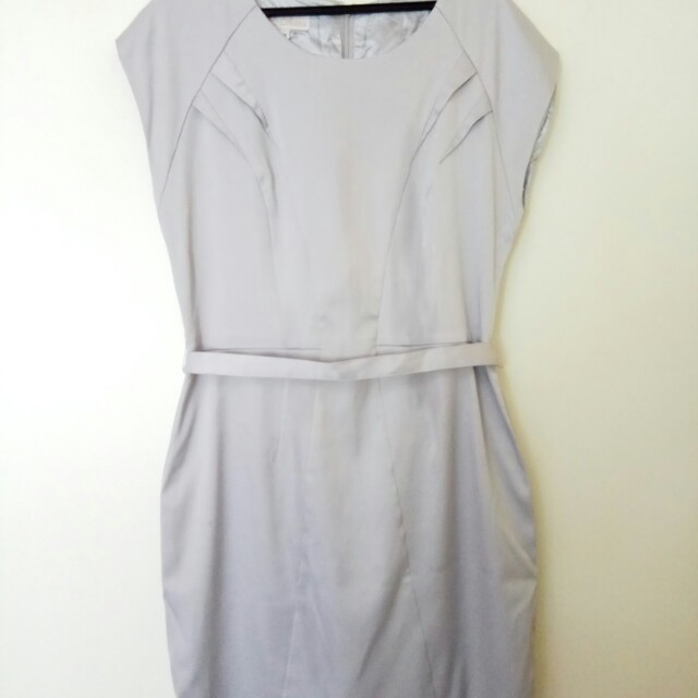 Light Grey Work Dress