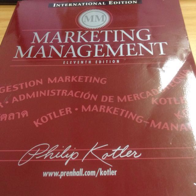 Marketing Management By Philip Kotler International Edition Books Stationery Textbooks On Carousell