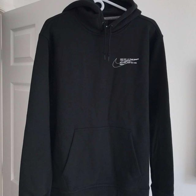 nike off white off campus hoodie
