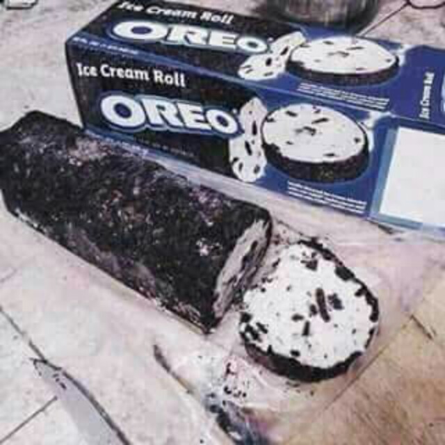 Oreo Ice Cream Roll Food Drinks On Carousell