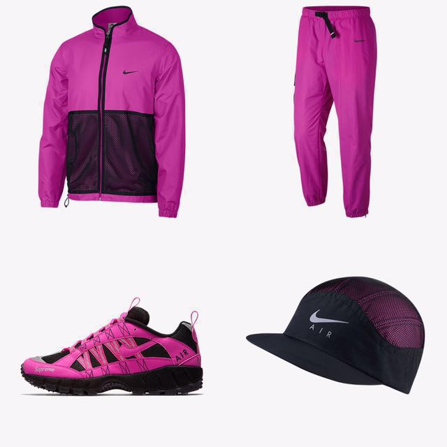 Pink full set Nike X Supreme , Men's 