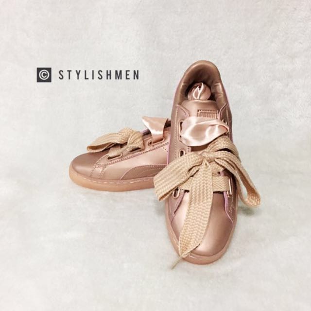 puma heart basket copper puma heart basket copper
