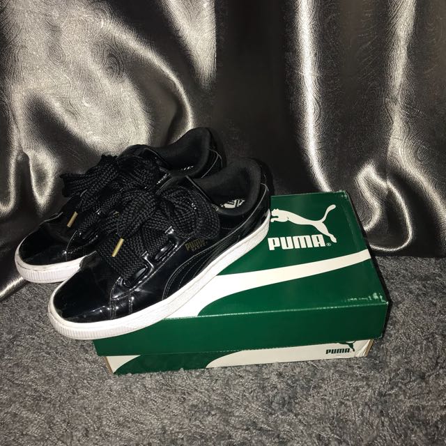 puma basket heart patent wn's