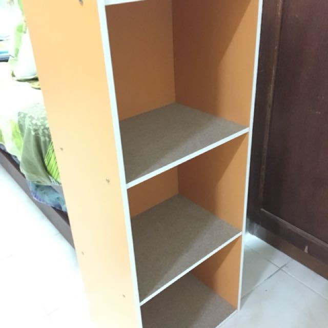 Rak Buku 3 Tingkat Home Furniture Furniture On Carousell