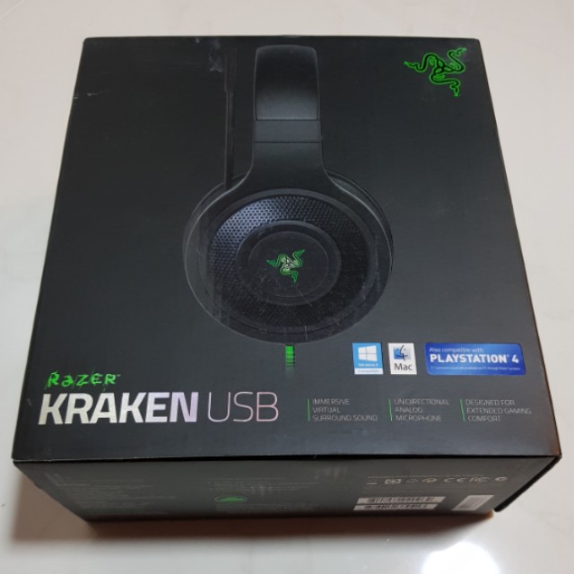 Razer Kraken Usb Gaming Headset Audio Headphones Headsets On Carousell