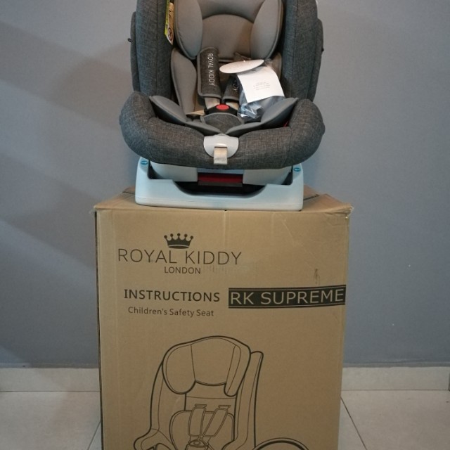 Royal Kiddy London Platinum Grey Baby Car Seat