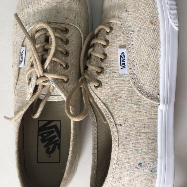 Vans speckle linen authentic lo pro hot sale