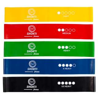 Resistance Loop Bands 5 sets Brand New 12"x 2" bands