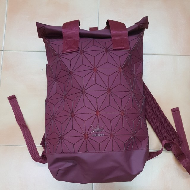 Adidas issey miyake roll top backpack on sale