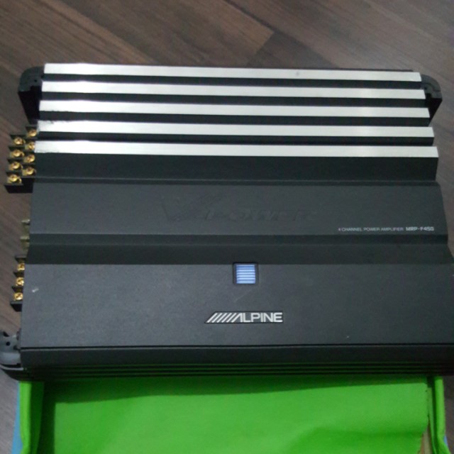 Alpine (MRPF450) 4 ch power Amplifier, Audio, Soundbars, Speakers