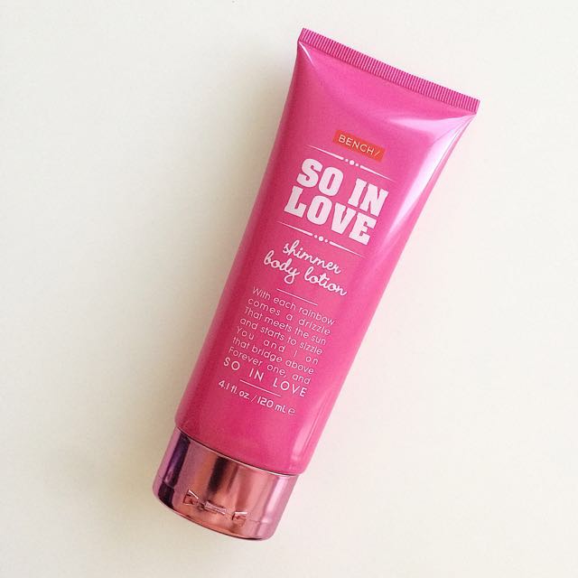 Bench So In Love Shimmer Body Lotion Repriced On Carousell