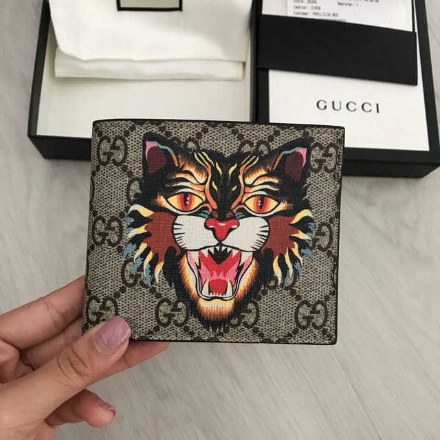 Angry cat gucci wallet new arrivals