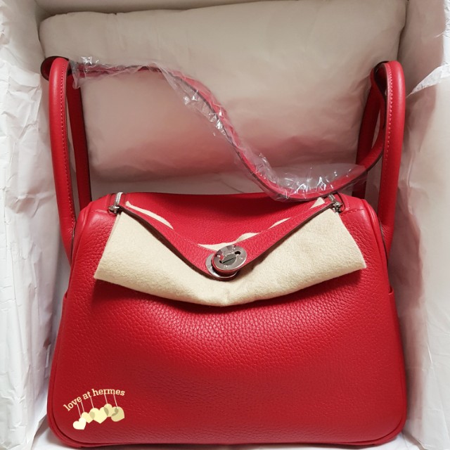 Leather Bag Lindy size 26, Luxury, Bags & Wallets on Carousell