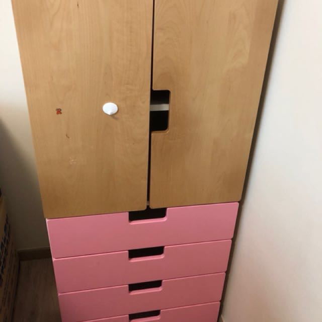 Kids Wardrobe From Ikea Furniture Shelves Drawers On Carousell