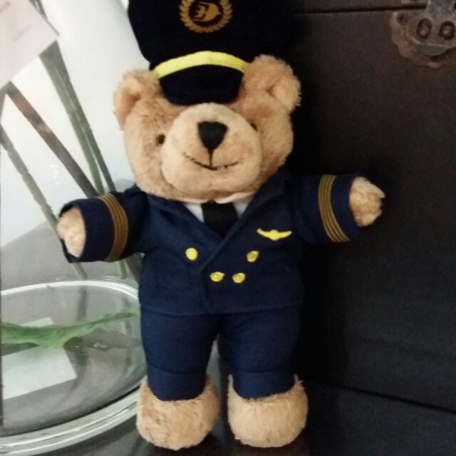 airline pilot teddy bear