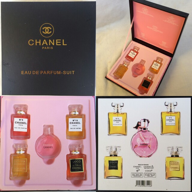 Miniature Chance Chanel Perfume Black Box Set