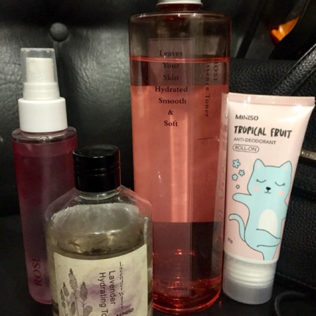 Miniso Rose essence bundle, Beauty & Personal Care, Face, Face Care on