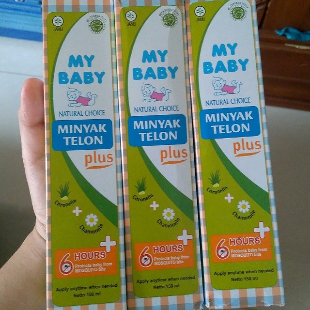 Minyak telon my baby plus (anti nyamuk 6jam), Bayi & Anak, Perawatan