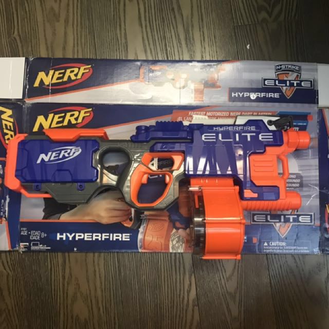 皮皮的店 Nerf 強速擊連發機關槍 含電池轉接和快拆螺絲 玩具 其他玩具在旋轉拍賣
