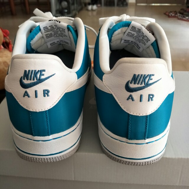 Nike Air Force 1 Teal, Men's Fashion, Footwear, Sneakers on Carousell
