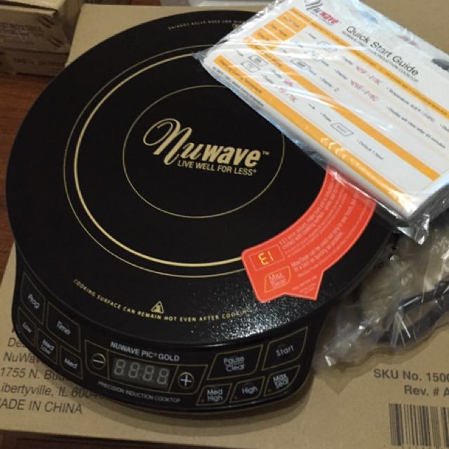 Nu Wave Pic Gold Induction Cooktop On Carousell