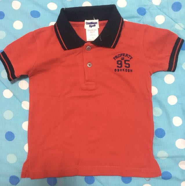 oshkosh polo shirt, babies & kids, boys apparel 在carousell