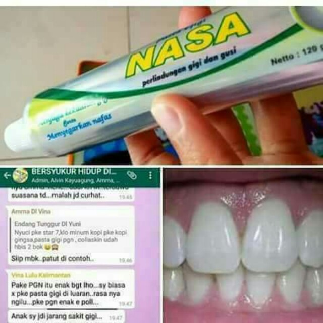 Pgn Pasta Gigi Nasa Original Distributor Penghilang Karang Pasta