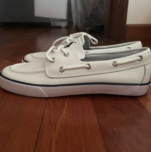 White polo boat shoes outlet