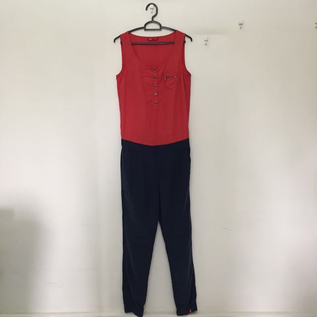 jumpsuit esprit navy