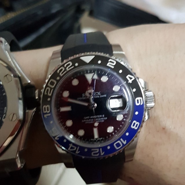Rolex Gmt Master Batman Fullset Mint Condition Luxury Watches On Carousell