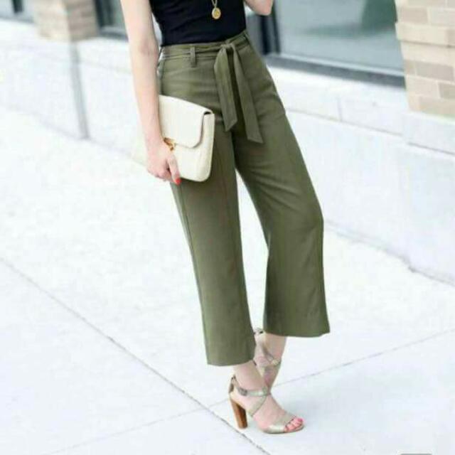 Square Pants (Green), Women's Fashion 