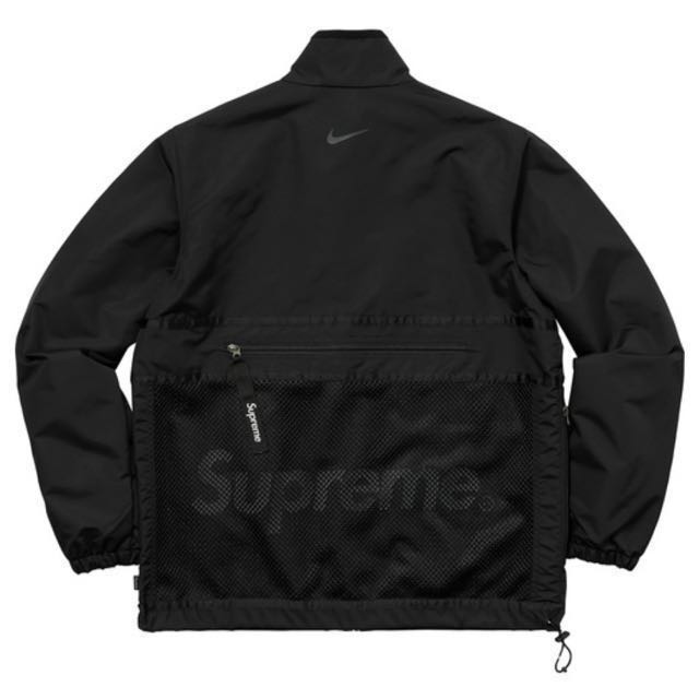 Supreme nike trail running jacket black 2025