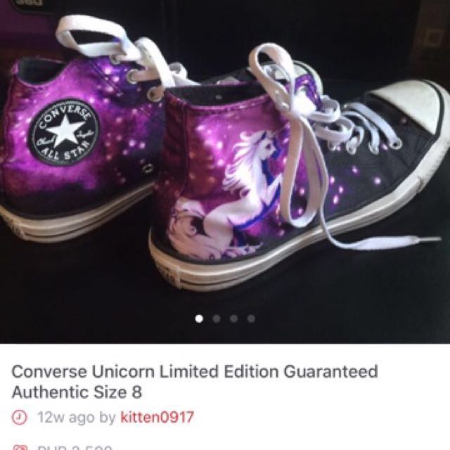 Unicorn Converse Limited Edition Babies Kids Girls Apparel On