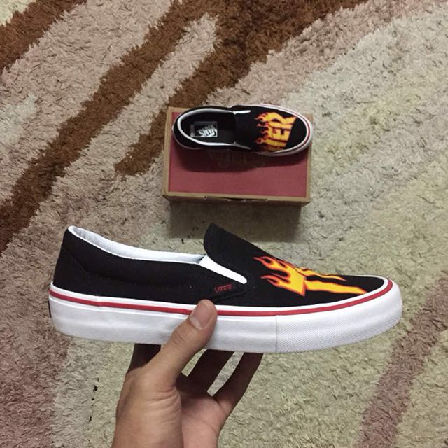 Vans x Thrasher Slip On Men s Fashion Footwear Sneakers on