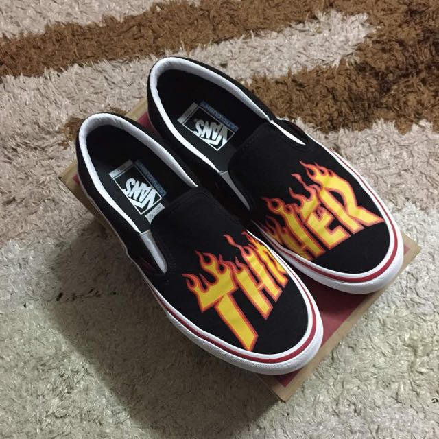 Vans slip on thrasher ori sale